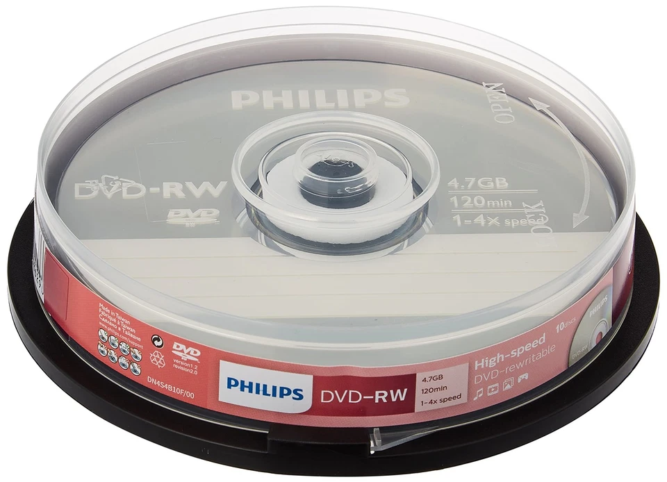 Philips Dvd-rw 4.7gb 4x Rohlinge