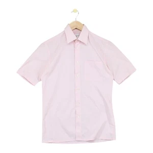 Yves Saint Laurent Slim Fit Shirt Mens Size S Pink Short Sleeve - Picture 1 of 15