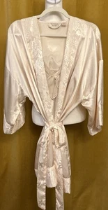 Vintage Victoria’s Secret Gold Label Ivory Bridal Night Gown Robe Set Small O/S - Picture 1 of 20