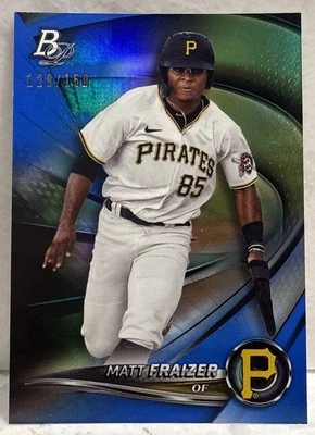 2022 Bowman Platinum - Top Prospects Matt Fraizer #TOP-14 Blue /150 (RC) - Image 1 of 2
