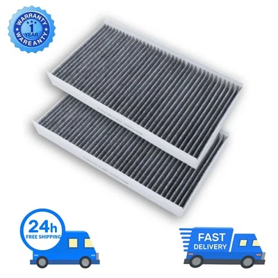 2pcs CF10103 Cabin Air Filter w/ Activated Carbon for BMW M5 M6 545I 550I 645Ci Foto 1 de 4
