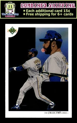 1991 Upper Deck #48 Dave Parker - Milwaukee Brewers Baseball Card - Image 1 of 2