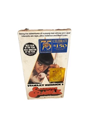 A Clockwork Orange (VHS, 1991) Used - Image 1 of 4