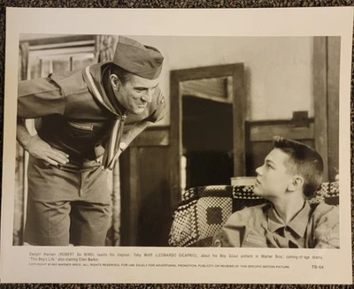 The Boy's Life 1993 Leonardo DiCaprio Robert De Niro película original foto de prensa Foto 1 de 4