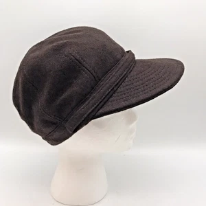 Kokin New York braune Wollmütze Jagdmütze Jockey Club gebändert Reitsport Reitausrüstung - Bild 1 von 9