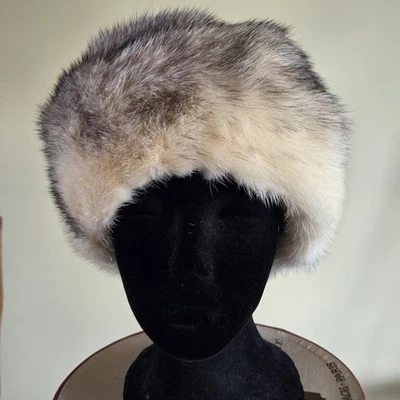 Sombrero de piel pastillero burbuja New York Mr. Henri's vintage para mujer Foto 1 de 4