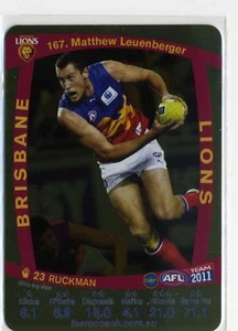 2011 Teamcoach GOLD (167) Matthew LEUENBERGER Brisbane - Picture 1 of 1