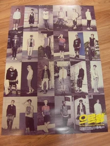 EXO - XOXO GROWL [ORIGINAL POSTER] *NEW* K-POP EXO-K EXO-M - Picture 1 of 2
