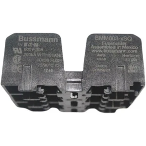 Bussmann FuseBlock BMM603-3SQ replace BM6033SQ 3Pole 600V 30A new free ship - Picture 1 of 2