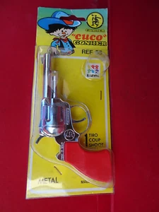 GONHER CUCO CAP PISTOL TOY REF 55 VINTAGE METAL PISTOLA MADE SPAIN NEW - Foto 1 di 7