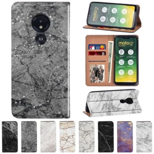 Funda de cuero con soporte para teléfono Motorola Edge 50/E14/G04/G24/G34/G35/G45/G55 - Imagen 1 de 18