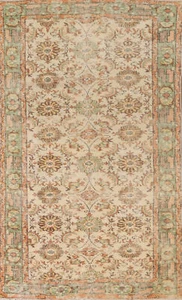 Distressed Vintage Wool Sparta Turkish Area Rug 5x9 Handmade Traditional Carpet - Picture 1 of 20