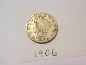 1906 Liberty head V nickel - Picture 1 of 2