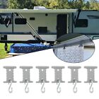 S Shaped RV Awning Hooks Pack of 6 Easy to Hang and Convenient to Carry