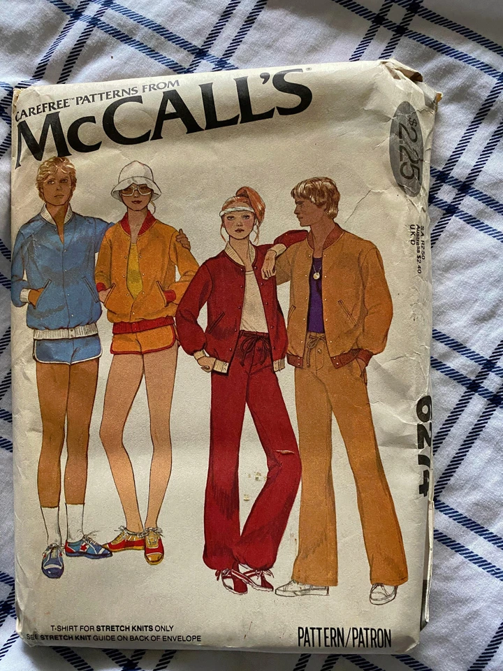 UNCIRCULATED 1978 McCALL'S 6274-Mens size 44.  Uncut bag open, pristine inside. - Image 1 of 1