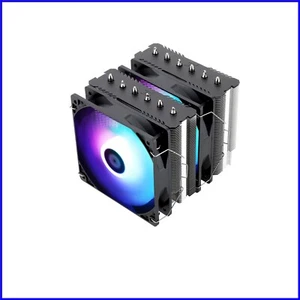 6 Heat Pipes ARGB CPU Air Cooler for AMD & Intel - Silent 25.6dB Operation - Picture 1 of 11