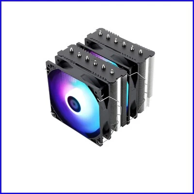 6 Heat Pipes ARGB CPU Air Cooler for AMD & Intel - Silent 25.6dB Operation - Image 1 of 4