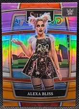 2022 Panini Select WWE Alexa Bliss #3 Purple & Orange Prizm Concourse SP Card NM