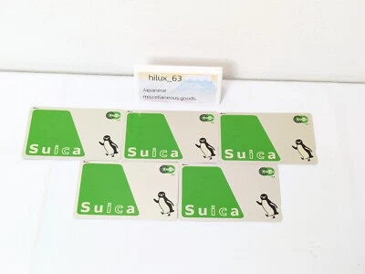 Set of 5 Suica IC Cards JR East for Japan Travel Fully Functional incl. deposit - Image 1 of 4