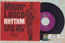 Lance, Major - Rhythm/Please Don't Say No More 7203 PS Vinyl 45 rpm Record