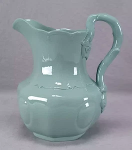 British Ridgway Green Glazed Stoneware Pompeii Shape Jug Circa 1832-1835 - Picture 1 of 10