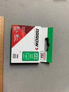 Arrow 215 JT21 Thin Wire Staples for Staple 1000 Count (Pack of 1), Silver - Picture 1 of 3