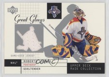 2002 Upper Deck Mask Collection Great Gloves Jerseys Roberto Luongo #GG-RL HOF