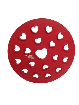 Cortador superior Heart Pie de colección, 10 pulgadas - rojo, se puede utilizar para fondant, etc. Foto 1 de 4