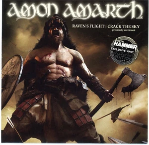Amon Amarth – Raven's Flight+Crack The Sky exclusive Vinyl 7" Cover mit Mängeln