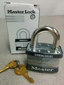 Candado comercial MasterLock 5KA, con llave igual que A118 - Imagen 1 de 6