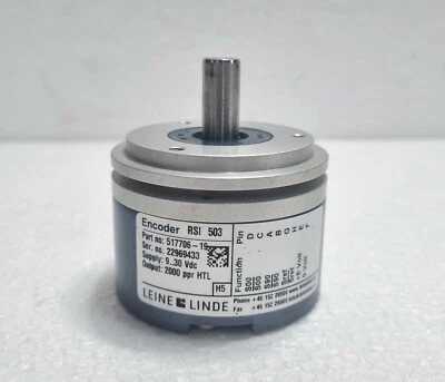 Кодировщик Leine Linde RSI 503 номер детали Источник питания 517706-19 выход 9-30 Вд 2000 ppr HTL - Изображение 1 из 4