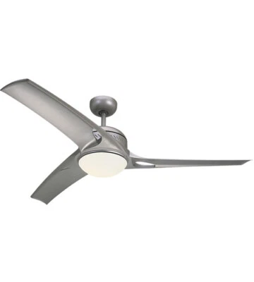 MACH ONE 52" INDOOR CEILING FAN IN THE TITANUIUM FINISH WITH MATTE OPAL GLASS - Image 1 of 2