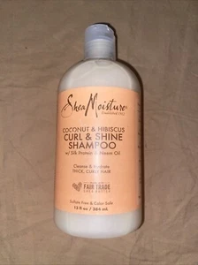 Curl & Shine Shampoo, Thick, Curly Hair, Coconut & Hibiscus, 13 fl oz (384 ml) - Picture 1 of 1
