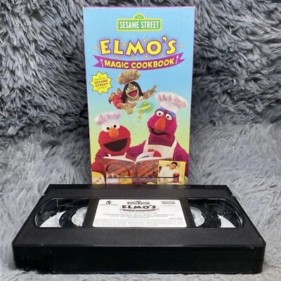 Sesame Street Elmo’s Magic Cookbook With Emeril Lagasse VHS Tape 2004 Slipsleeve - Image 1 of 4