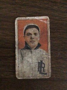 1909-11 T206 OLD MILL CIGARETTES ~ SOUTHERN LEAGUES ~ BLACK BACK ~ HARRY LENTZ