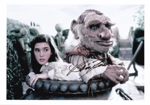 Fotografía autógrafa firmada a mano Brian Henson Hoggle Labyrinth 8x12 certificado de autenticidad - Imagen 1 de 1