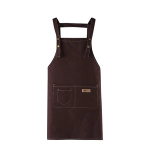 Unisex Adjustable Apron Cooking Kitchen Aprons With Pockets Waterproof Oil-Proof - Picture 1 of 24