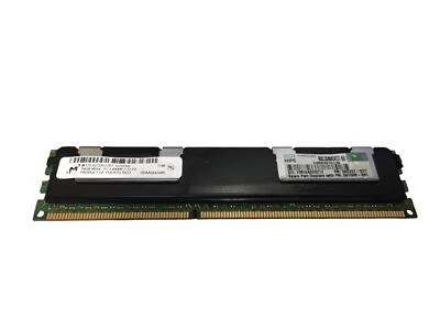 HP MICRON 16GB 4RX4 PC3-8500R DDR3, REG ECC SERVER MEMORY MT72JSZS2G72PZ-1G1D1DF - Image 1 of 4