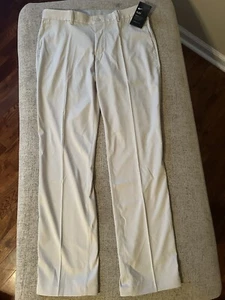 NUOVO Nike Dri-Fit Flex Pantaloni da Golf Uomo 33x32 833194-072 Avorio Casual - Foto 1 di 7