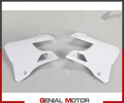 Kuehlerabdeckungen Ufo Plast Für Yamaha Yz 250 1996 > 2001 Weiss YA Foto 1 de 2