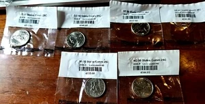 Lote de 6 envueltos sin circular State Quarters 2006 CO, NE P & D y NV-D & ND-P - Imagen 1 de 8