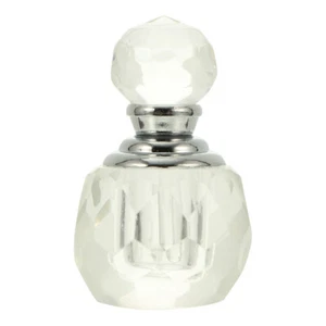 Faceted Perfume Bottles Refillable Crystal Bottle Perfume Transparent Container - Picture 1 of 12
