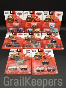 Disney Pixar Cars Mini Racers 3 Pack 2023 **You Pick** - NEW - Picture 1 of 19