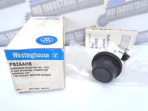 Westinghouse - PB2AAHB - Flush Standard Push Button - OIL TITE - (NEW in BOX) - Picture 1 of 12