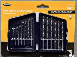 Warrior High Speed Steel Drill Bit Set 13 Pc. All Drills - Picture 1 of 1