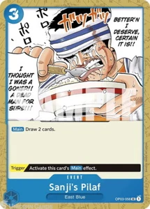OP03-056 Sanji's Pilaf : Uncommon English One Piece TCG Card : PRB01: One Piece - Picture 1 of 1