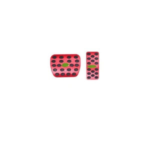 Aluminum Red Accelerator Brake Pad Pedal Trim 2PCS For Benz GLB W247 2020-2022 - Foto 1 di 6
