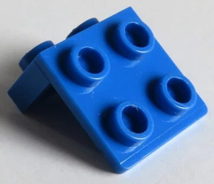 LEGO - Soporte / Soporte 1 x 2 - 2 x 2 (4 piezas), Azul # 44728 - Imagen 1 de 1