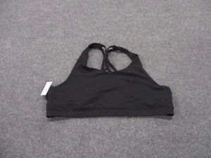 Old Navy Bra Adult 2XL Black Athletic Active Sports Running Racerback Womens NEW - Picture 1 of 11