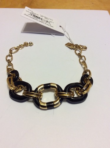 Bracciale maglia catena nera $78 Kate Spade The Mod Moment MKA41